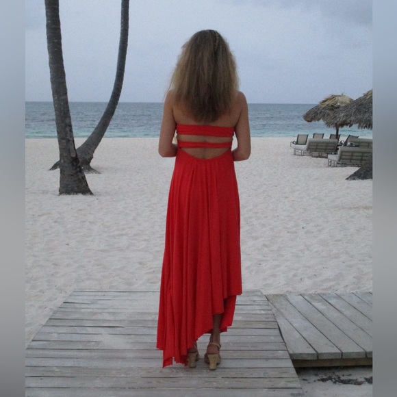 Rare Free People Beautiful Stranger Caged Maxi dress. - Picture 8 of 8